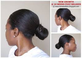2 Inches Of New Growth 10 Weeks Post Relaxer Relaxed Hair Healthy Relaxed Hair New Growth