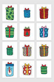 12 Vector Hand Drawn Cartoon Christmas Gift Boxes Png Images Ai Free Download Pikbest Christmas Gift Box How To Draw Hands Christmas Gifts