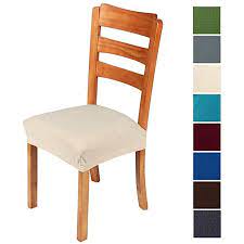 (3.9) out of 5 stars 78 ratings, based on 78 reviews. Smiry Stretch Jacquard Chair Seat Covers For Dining Room Removable Washable Anti Dust Chair S Seat Covers For Chairs Plastic Dining Chairs Dining Chair Covers