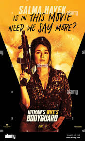 THE HITMAN'S WIFE'S BODYGUARD, US character poster, Salma Hayek, 2021. ©  Lionsgate / Courtesy Everett Collection Stock Photo - Alamy