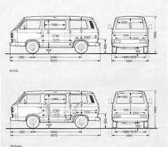 Abmessungen Vom T3 Vw Bus Interior Vw T3 Vw T3 Syncro