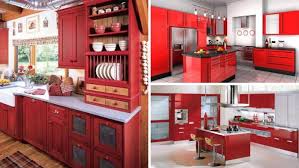 Red kitchen cabinets make a bold statement. Top 15 Contemporary Kitchen Designs With Red Cabinets Home Wrapping