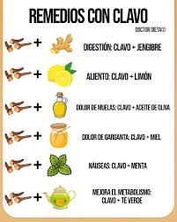 Remedios con clavo....