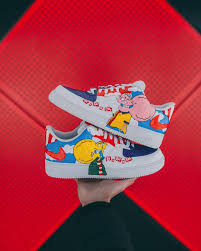 Custom air force 1 cartoon characters. Ed Edd N Eddy Inspired Custom Air Force 1 Artist Credit Graure Cartoons