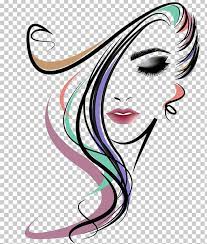 Hairstyle Long Hair Woman Png Artwork Beauty Black Hair Cosmetics Emotion Drawing Artwork Silhouette Drawing Silhouette Art