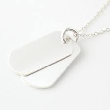 This intricately crafted, limited edition necklace features. Mens 925 Sterling Silver Double Dog Tag Personalised Engraving Includes Gift Box Free Shipping