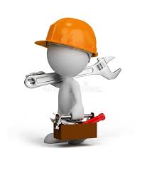 Repairman 3d Repairman Is Going To Do Their Job 3d Image White Background Sponsored Sponsored Paid Repairman Repair Manuals Repair Sculpture Lessons