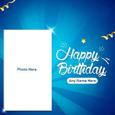 Our free design online tool means you can make your own birthday, thank you and christmas cards online in a matter of minutes. You Can Choose The Best Online Birthday Card Maker With Photo And Name On Makephotofram Birthday Cards For Brother Birthday Card Maker Birthday Card With Photo