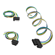 Any vehicle towing a trailer requires trailer connector wiring to safely connect the taillights, turn signals, brake lights and other necessary electrical systems. 5 Way Trailer Wiring Connection Kit Flat Wire Extension Harness For Car Boat Towing Hauling Aliexpress