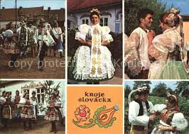 4 km od dolní bojanovice. Trachten Slowakei Svatoborice Dolni Bojanovice Podluzi Nr Kt75688 Oldthing Ansichtskarten Trachten Volkstypen Unsortiert