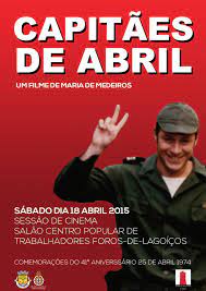 Sadly, its soap opera elements take center stage in its attempt at a more personal story, instead of allowing the events to be at least partially told. Capitaes De Abril By Junta De Freguesia Do Couco Issuu