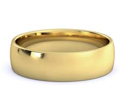Simply vera vera wang 14k white gold 1/2 carat t.w. 6mm 18k Gold Wedding Band Flat And Comfort Fit