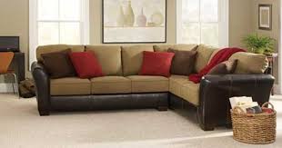 Rent Ashley Dawkins Mocha 2 Piece Sectional Furniture Rental Furniture Sectional