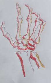 Maybe you would like to learn more about one of these? Crosshatching Skeleton Arm Me Paper 2020 Art