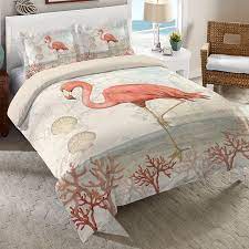 Comforters go on and get ready to revive, rejuvenate and restore your room with a new comforter. Beach Comforters Twin Size Floridian Flamingo Comforter Bella Coastal Decor