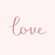 Download Premium Vector Of Love Typography On A Pink Background Vector Pink Background Typography Stock Images Free