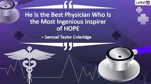 Every year july 1 is `doctor's day which is very special for every medical practitioner. National Doctors Day 2020 Quotes With Hd Images Thoughtful Sayings To Express Gratitude Towards Doctors Latestly