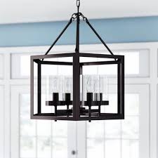 Liberty Street 4 Light Lantern Pendant Joss Main Lantern Lights Geometric Chandelier Schoolhouse Pendant Lights