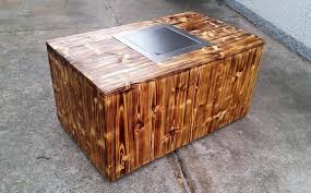 Pin on stuff to make. Pallets Coffee Table With Inside Firepit Pallet Ideas