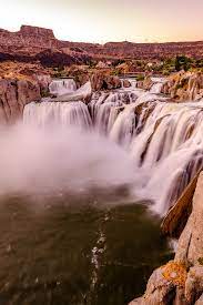 Exploring Shoshone Falls Idaho Natural Waterfalls Twin Falls Road Trip Usa