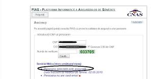 Potrivit cnas, procedurile de achiziţie a serviciilor de mentenanţă au fost elaborate şi urmează să fie demarate în. VerificÄƒ Rapid È™i UÈ™or DacÄƒ EÈ™ti Asigurat È™i Ai Card De SÄƒnÄƒtate Bistriteanul Afla Primul
