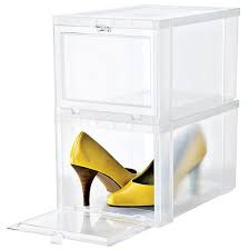 Small Drop Front Shoe Box Drop Front Shoe Box Container Store Bedroom Storage