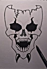 Touch device users, explore by touch or with swipe gestures. Creepy Skull Sketch At Paintingvalley Com Explore Collection Of Creepy Skull Sketch