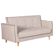 2 sitzer sofa mit recamiere bei lionshome: 2 Sitzer Couch Ursula Mit Schlaffunktion Gunstig Kaufen Pemora