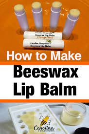 Learn How To Make Beeswax Lip Balm At Home Just A Few Simple Ingredients Are Needed To Create You Beeswax Lip Balm Recipe Bees Wax Lip Balm Homemade Lip Balm