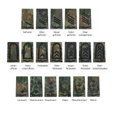 Soldaten und andere bedienstete beim bund gelten in der regel als recht gut bezahlt und genießen darüber hinaus. Bundeswehr Rangabzeichen Luftwaffe Bw Online Shop