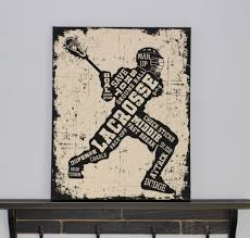 Lacrosse Giftslacrosse Room Decorlacrosse Wall Etsy Lacrosse Decorations Hockey Wall Art Lacrosse Gifts