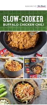 Let S Bring The Flavor To The Big Game With This Slow Cooker Buffalo Chicken Chili Recipe Made With Bush Buffalo Chicken Chili Mild Chili Recipe Game Day Food