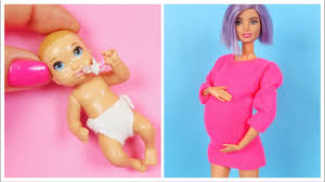 Kendin Yap Barbie Minyaturleri Hamile Barbie Bebegi Ve Daha Fazlasi Youtube Cocuklar Icin Elisi Barbie Minyaturler