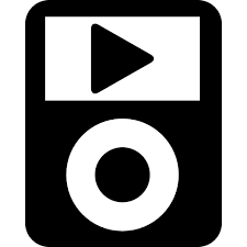 Ipod Classic With Video Play Button Free Music Icons