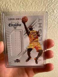 However, just four are rookie cards found on the main part of a product's. 2014 15 Panini Excalibur 22 Lebron James Jersey Patch Card Ebay