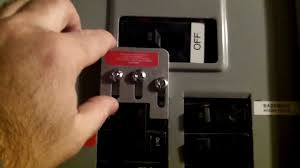 1 3/8 inches spacing between main and generator breaker, professional and interlock kit. How To Install A Generator Interlock Switch Youtube