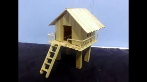Maybe you would like to learn more about one of these? Cara Simpel Membuat Miniatur Rumah Sederhana Dari Stik Es Krim Youtube
