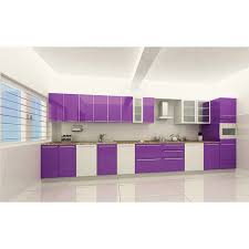 Read our article setting out colors that go with purple for interior design. Purple White Straight Modular Kitchen At Rs 2250 Square Feet à¤® à¤¡à¤° à¤¨ à¤• à¤šà¤¨ à¤® à¤¡à¤° à¤¨ à¤°à¤¸ à¤ˆ Grooves Joints Mangalore Id 16705028691