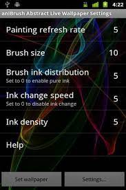 Anibrush abstract is a live wallpaper dynamically paint abstract art with amazing professional effects. Anibrush Abstract Live W P For Android Apk Download