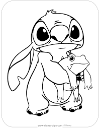 Coloring pages for lilo & stitch (animation movies) ➜ tons of free drawings to color. Lilo And Stitch Coloring Pages Disneyclips Com