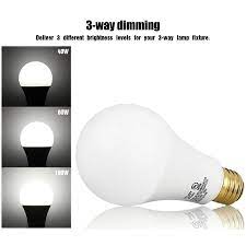 The 100 w is sturdy, solid, has the capacity to charge off 2 built in usb ports directly. 2 Pack 3 Way A21 Led Light Bulb For Bedroom 40 60 100w Equivalent 2700k Soft White E26 Medium Screw Base Walmart Canada