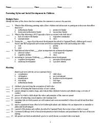 Do you consider yourself a news junkie? Psychology Childhood Parenting Styles Social Development Quiz Or Study Guide