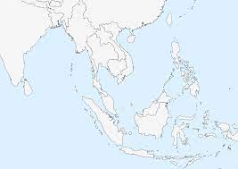 Blank outline map of asia. Blank Map Directory Southeast Asia Alternatehistory Com Wiki