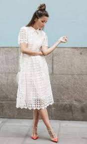 23 White Dresses That You Need In Your Closet Society19 In 2020 Fashion Cocktail Attire White Crochet Dress