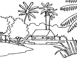 Lagi cari referensi tentang gambar mewarnai pemandangan alam ? Mewarnai Gambar Pemandangan Alam