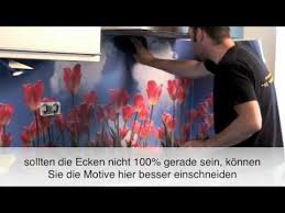 Stickerprofis Diy Kuchenruckwand Youtube Kuche Lackieren Nischenverkleidung Kuche Gebrauchsanleitung