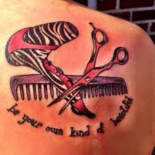 Tattoo stylist team has been such a great sport through this all! 57 Hairdresser Tattoos Ideas Hairdresser Tattoos Tattoos Hairstylist Tattoos