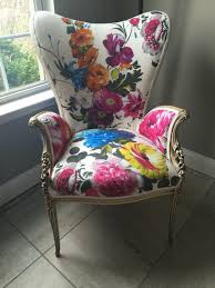 Had This Heirloom Reupholstered With Amrapali Fabric Gorgeous Reupholster Upholstered Furniture Furniture Makeover