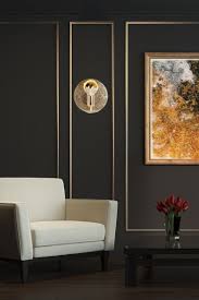 Reflective Brass Wall Sconce Light Modern Sconce Hardwired Or Plug In Wall Sconce Edison Sconce Farmhouse Lighting Wall Sconces Living Room Sconces Living Room Modern Wall Paneling