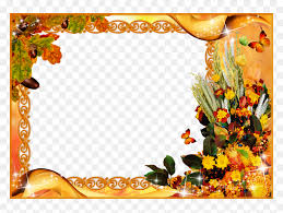 Happy thanksgiving day with turkey png clip art image. Thanksgiving Frame Transparent Hd Png Download Vhv
